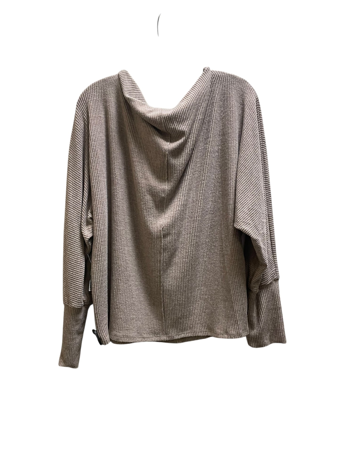 Top Long Sleeve By Clothes Mentor In Brown, Size: Xl