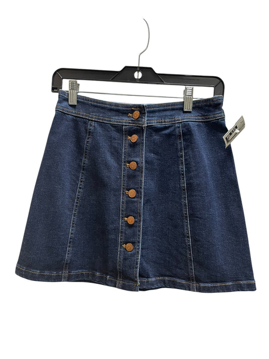 Skirt Mini & Short By Madewell In Blue Denim, Size: 0