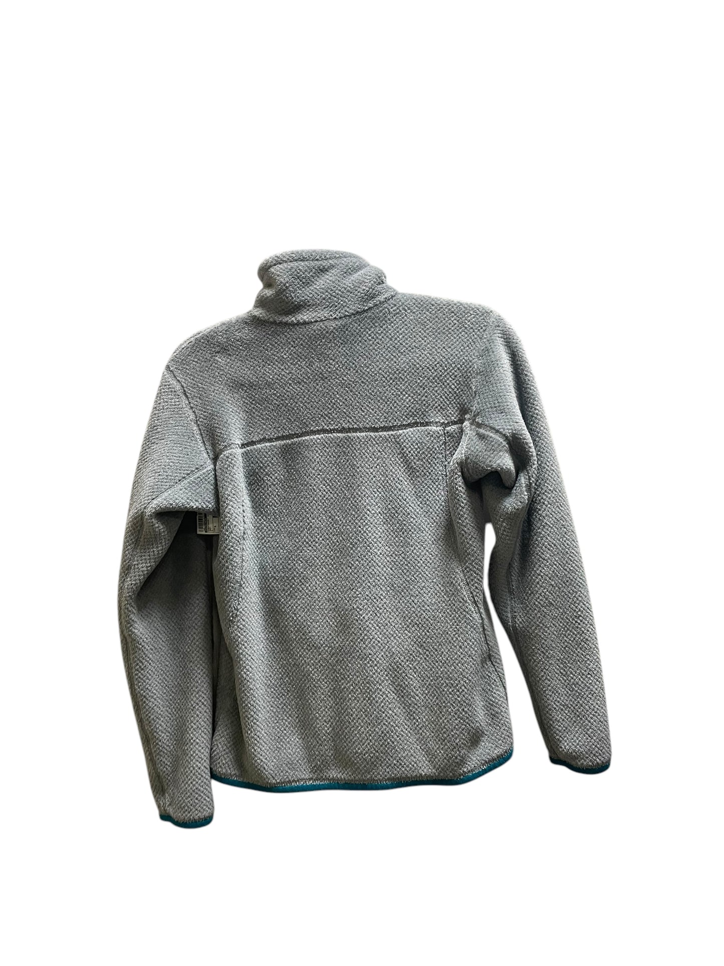 Sweatshirt Collar By Patagonia In Grey, Size: S