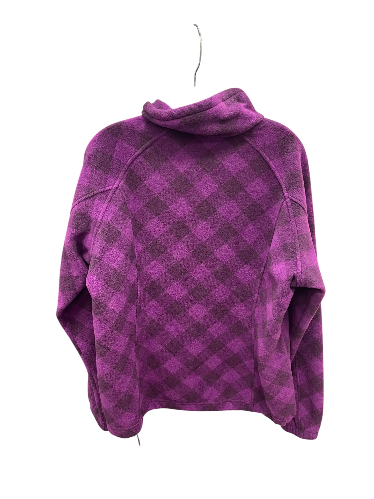 Jacket Fleece By Columbia In Purple, Size: Xl