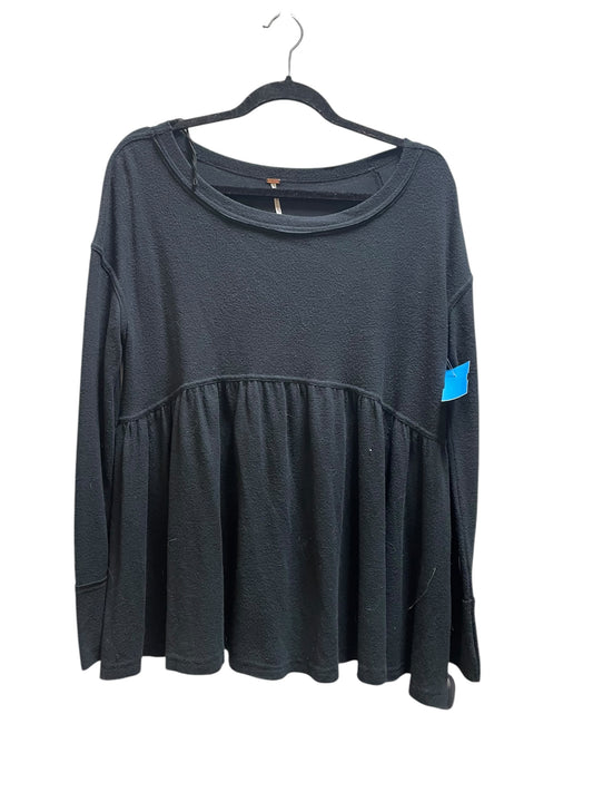 Top Long Sleeve By Free People In Black, Size: Xs