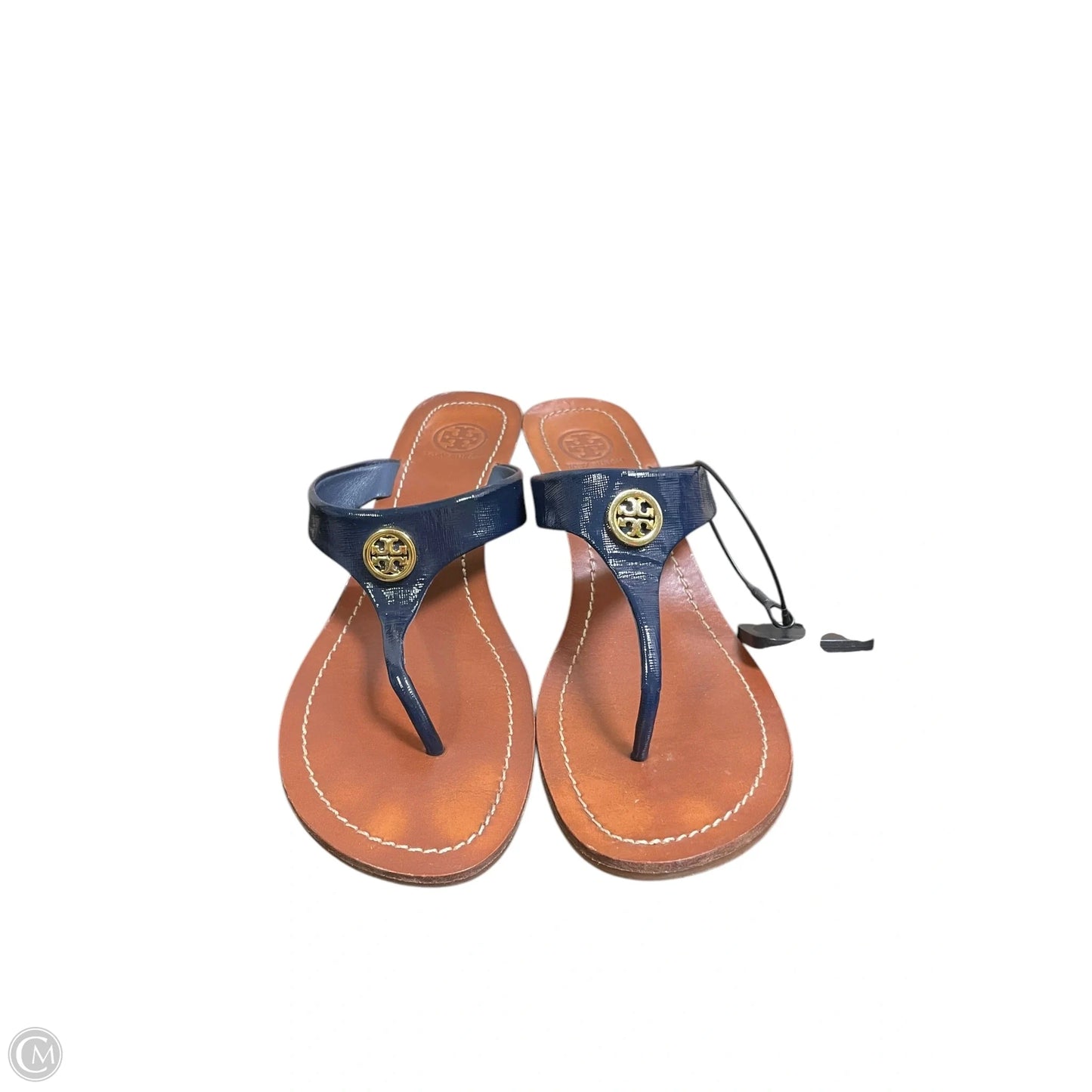 Sandals Designer By Tory Burch In Blue, Size: 8