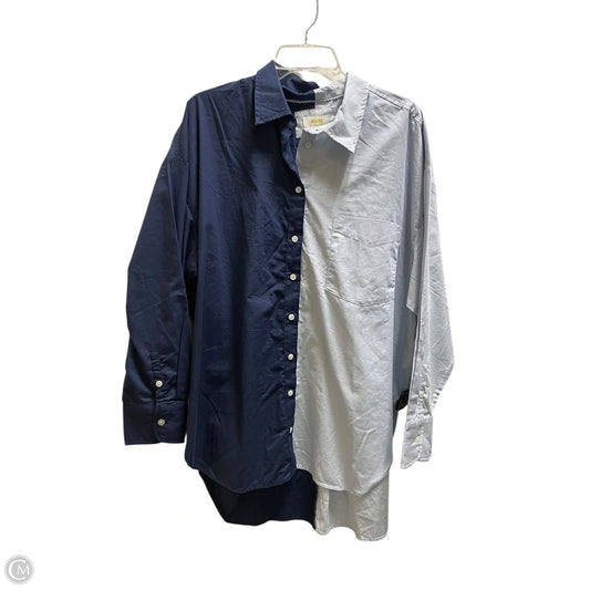 Top Long Sleeve By Maeve In Blue, Size: Xl
