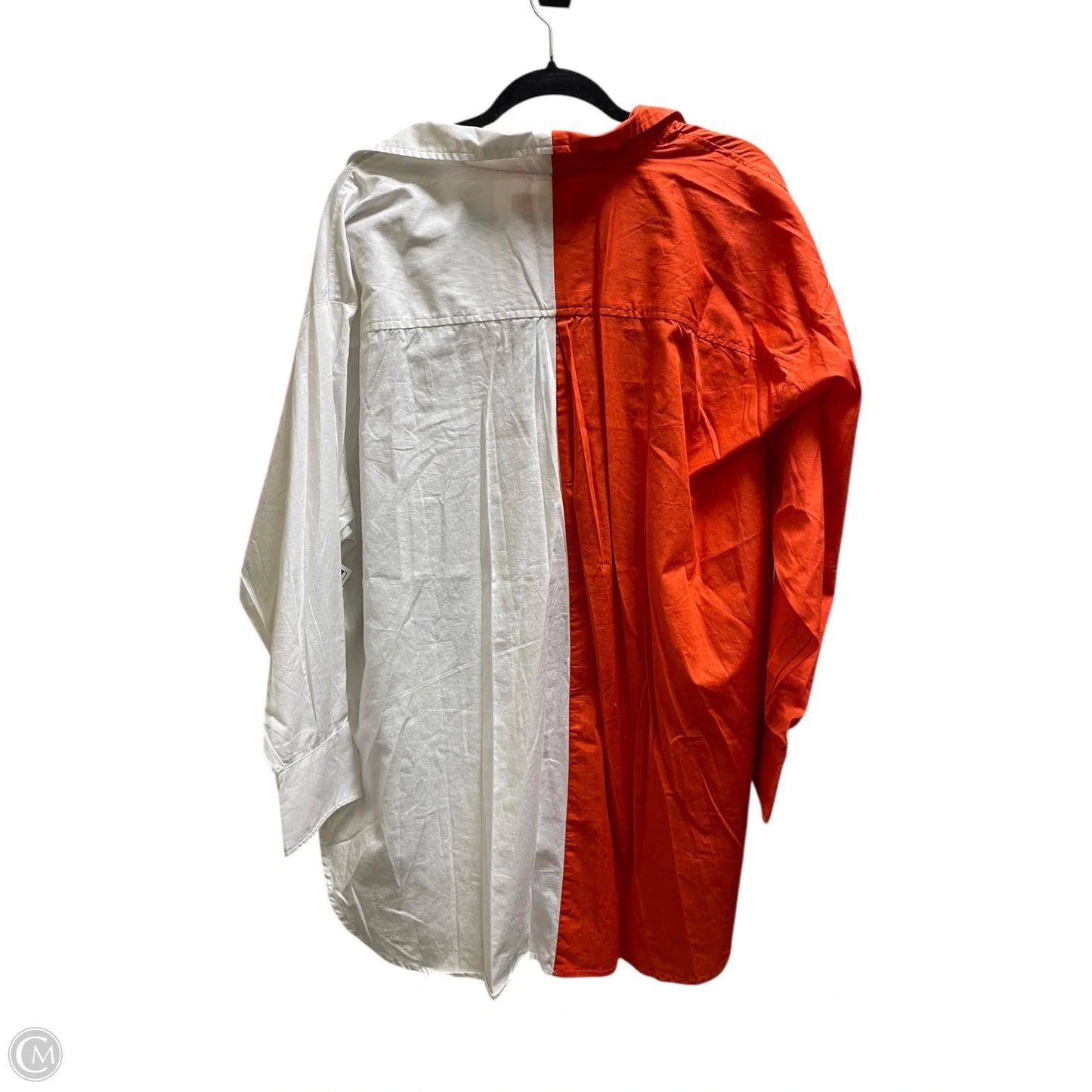 Top Long Sleeve By Maeve In Red, Size: 1x