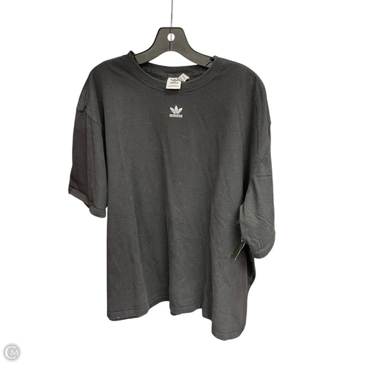 Top Short Sleeve By Adidas In Black, Size: Xl