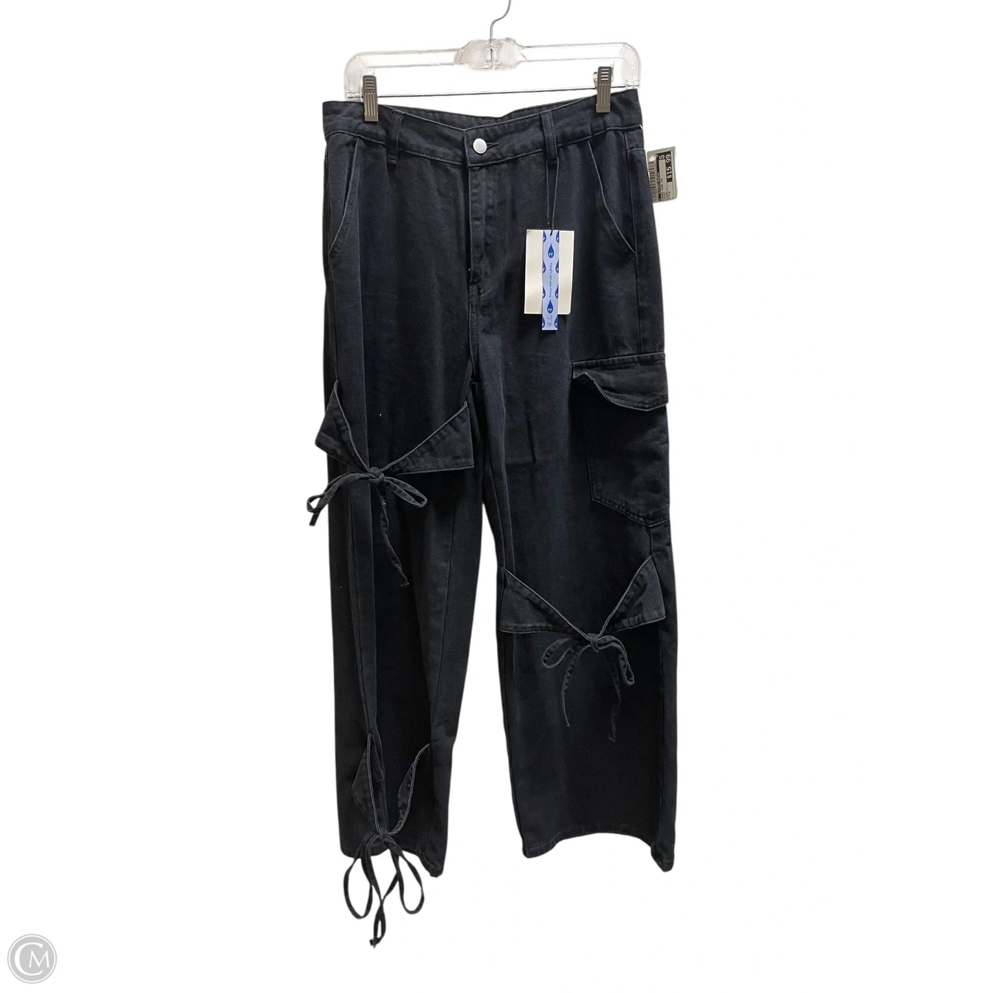 Jeans Wide Leg By Clothes Mentor In Black, Size: M
