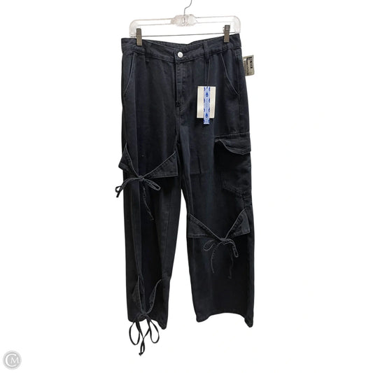 Jeans Wide Leg By Clothes Mentor In Black, Size: M