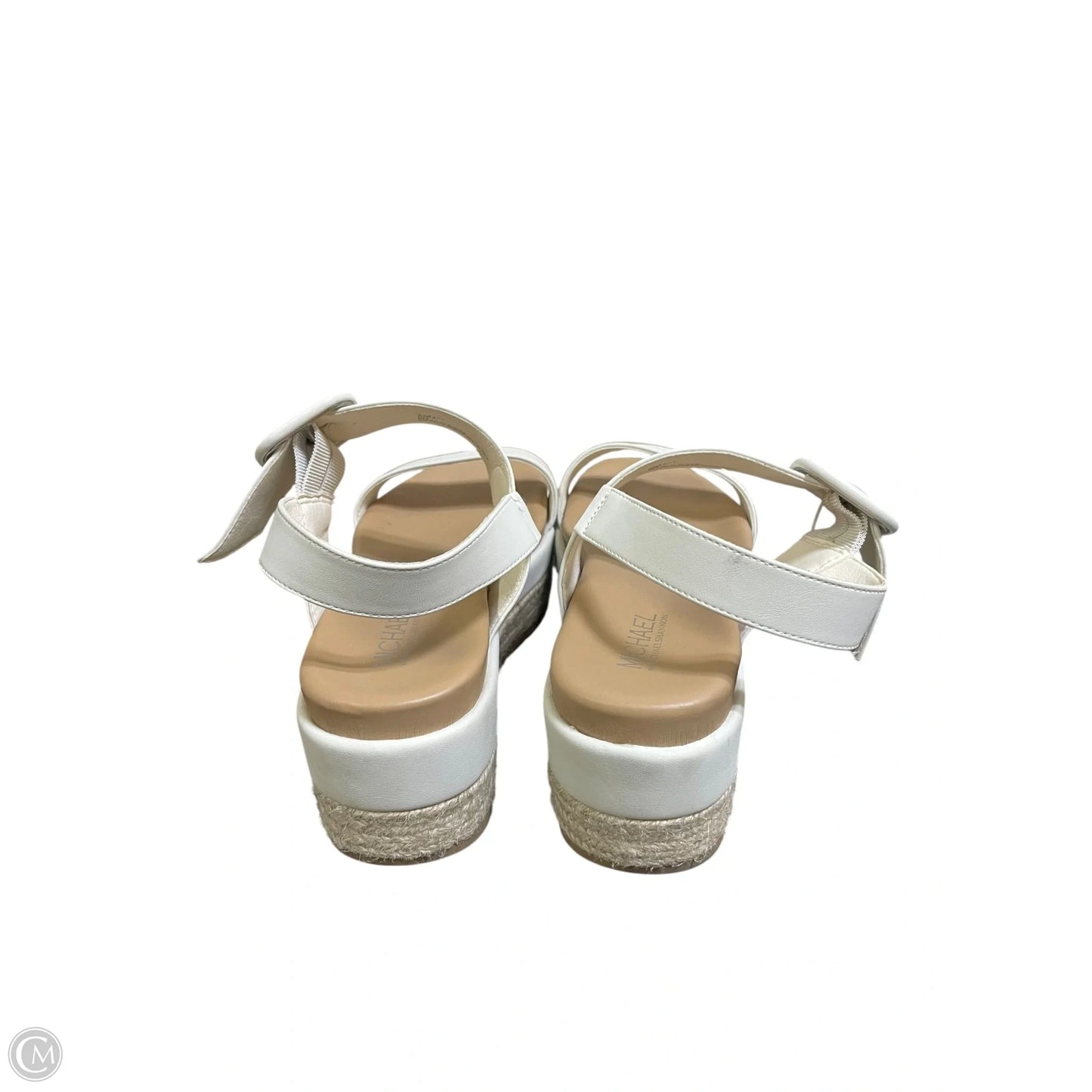Sandals Heels Platform By Michael By Michael Kors In Cream, Size: 8