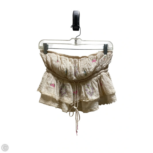 Top Sleeveless By Free People In Cream, Size: M