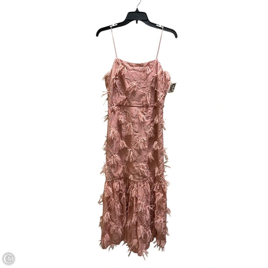 Dress Party Midi By Clothes Mentor In Pink, Size: S