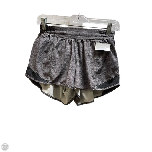 Athletic Shorts By Lululemon In Grey, Size: 6