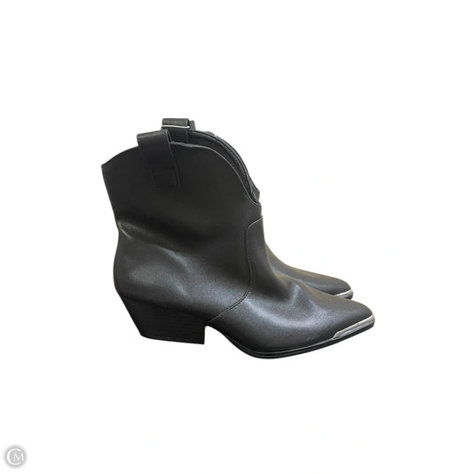 Boots Ankle Heels By Universal Thread In Black, Size: 9