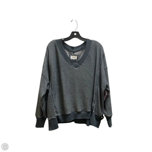 Top Long Sleeve By American Eagle In Blue, Size: S