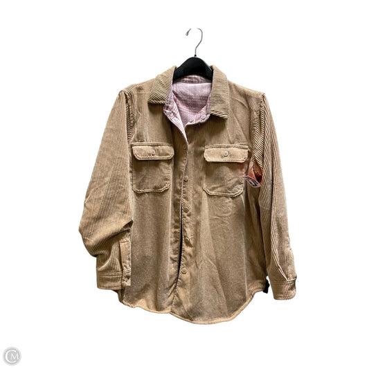 Jacket Other By Clothes Mentor In Tan, Size: S