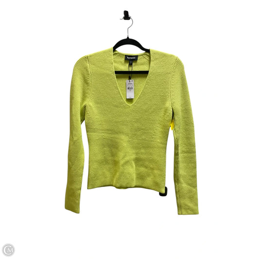 Top Long Sleeve By Express In Green, Size: M