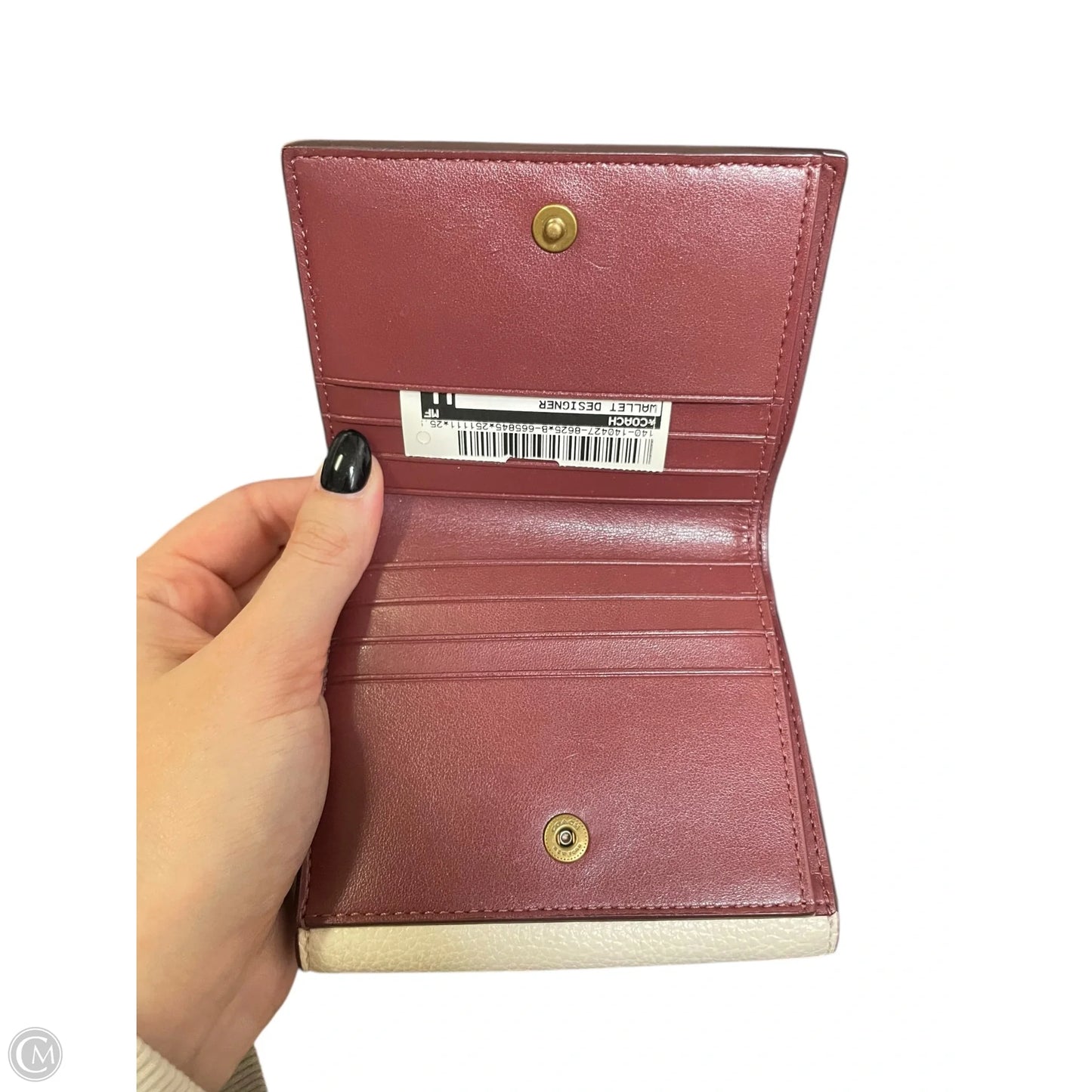 Wallet Designer By Coach, Size: Small