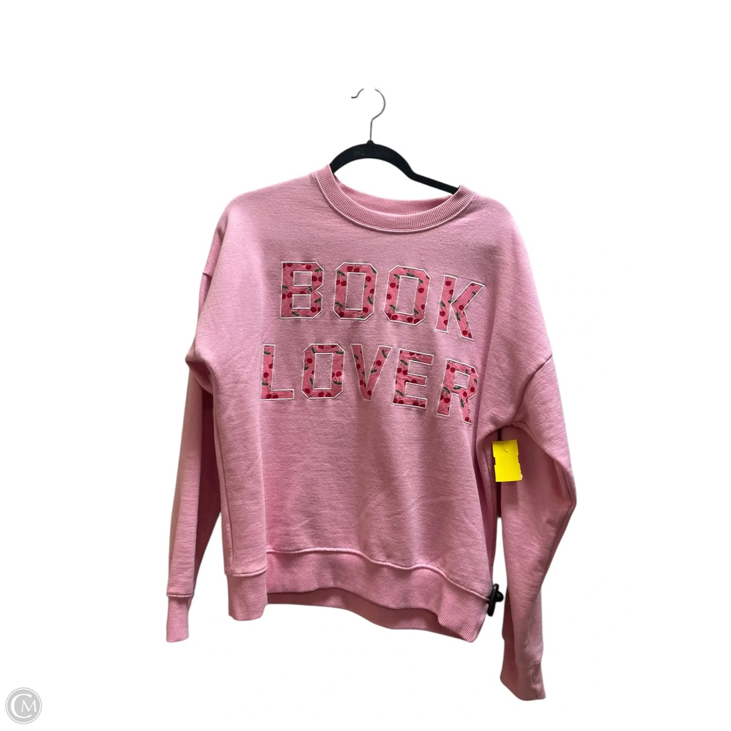 Sweatshirt Crewneck By Clothes Mentor In Pink, Size: M