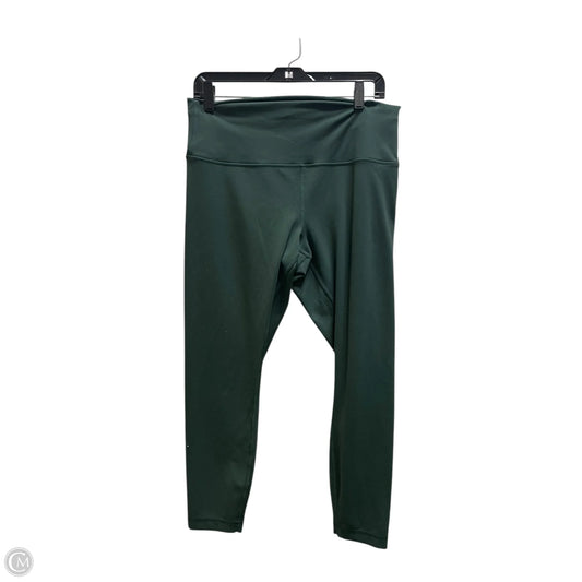 Athletic Leggings By Lululemon In Green, Size: 14