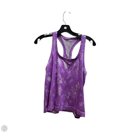 Athletic Tank Top By Lululemon In Purple, Size: 6