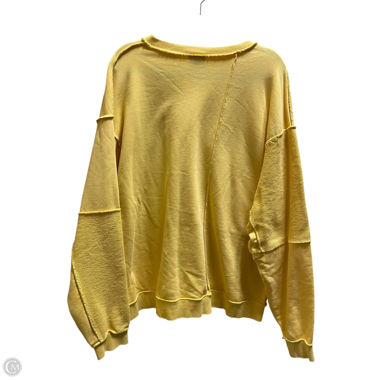 Sweatshirt Crewneck By Nike Apparel In Yellow, Size: Xl