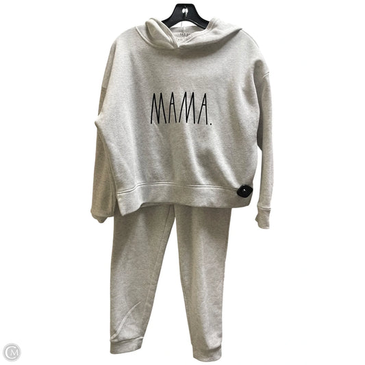 Pants Set 2pc By Rae Dunn In Grey, Size: Xs