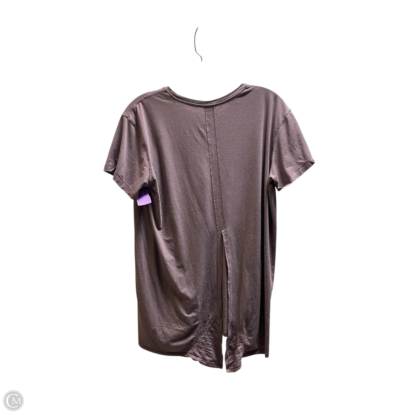Athletic Top Short Sleeve By Lululemon In Purple, Size: M