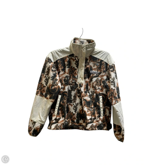 Sweatshirt Collar By Columbia In Brown, Size: M