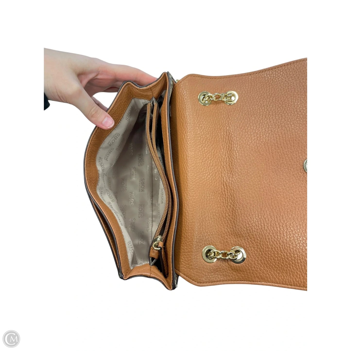 Crossbody Designer By Michael Kors, Size: Medium