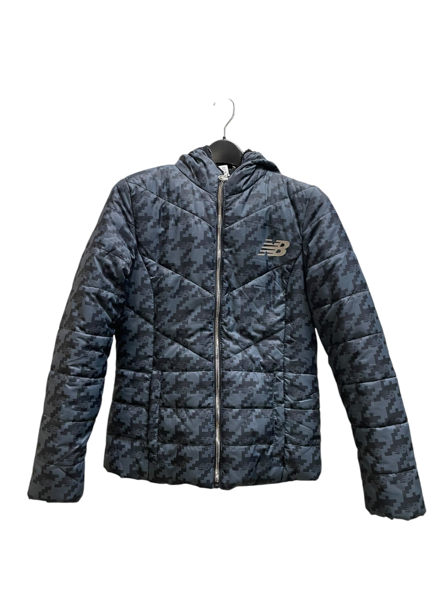 Coat Puffer & Quilted By New Balance In Blue, Size: S