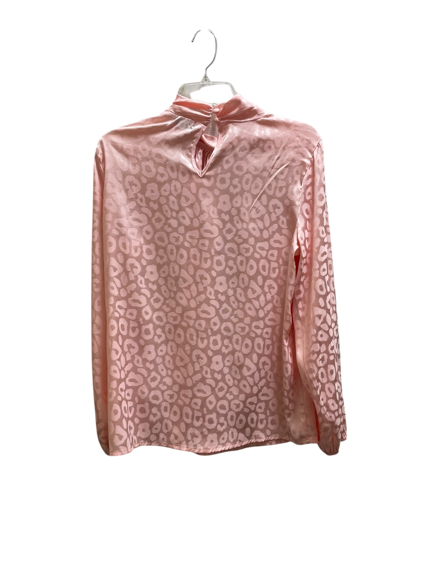 Top Long Sleeve By Tacera In Pink, Size: M