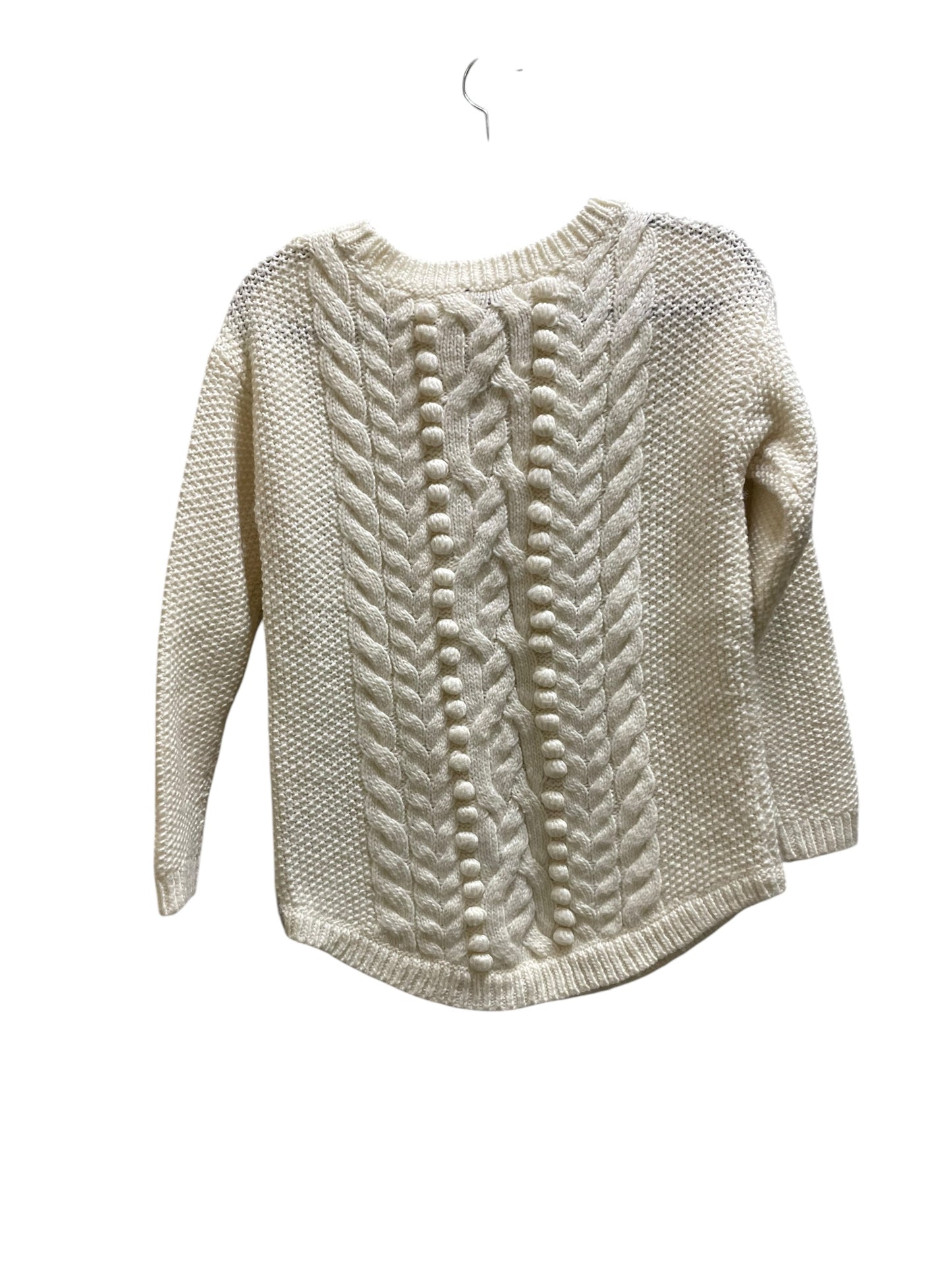 Sweater By Talbots In Cream, Size: S