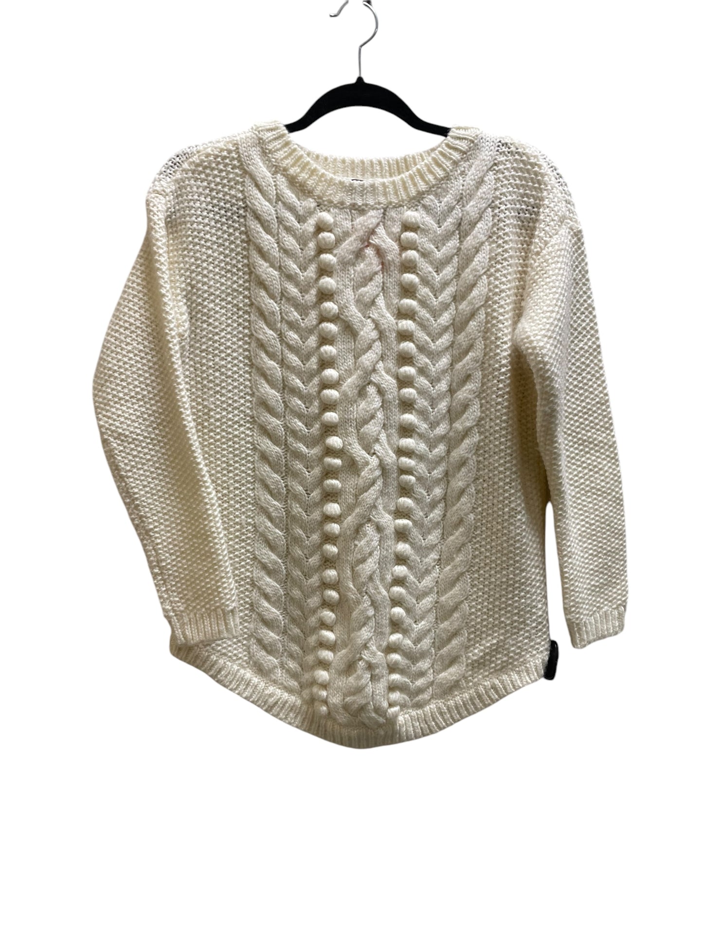 Sweater By Talbots In Cream, Size: S