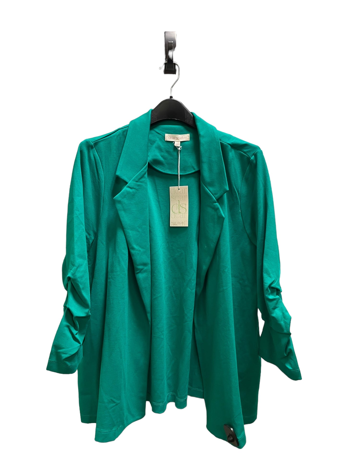 Blazer By Clothes Mentor In Green, Size: 2x