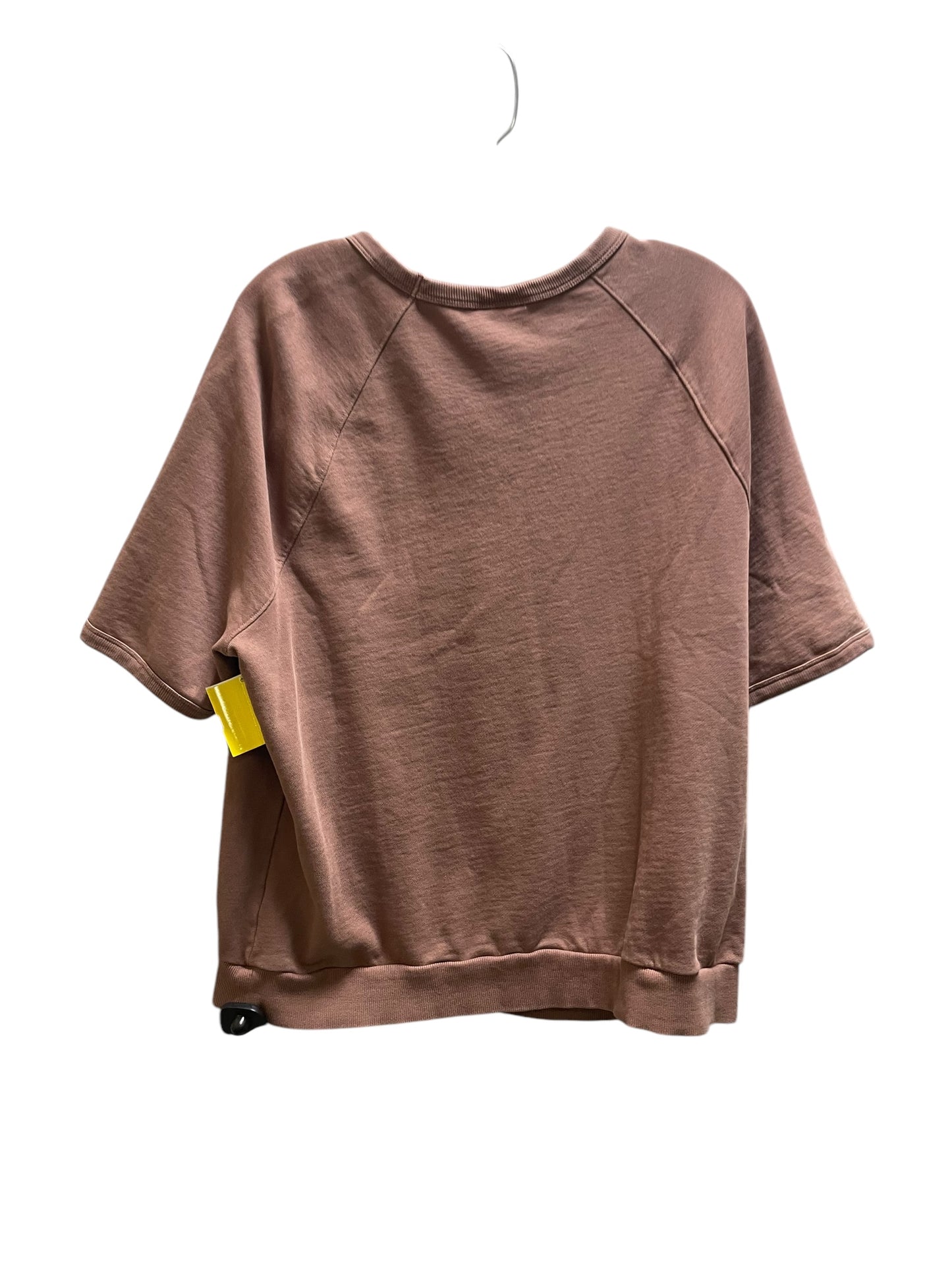 Top Short Sleeve Basic By Universal Thread In Brown, Size: Xl