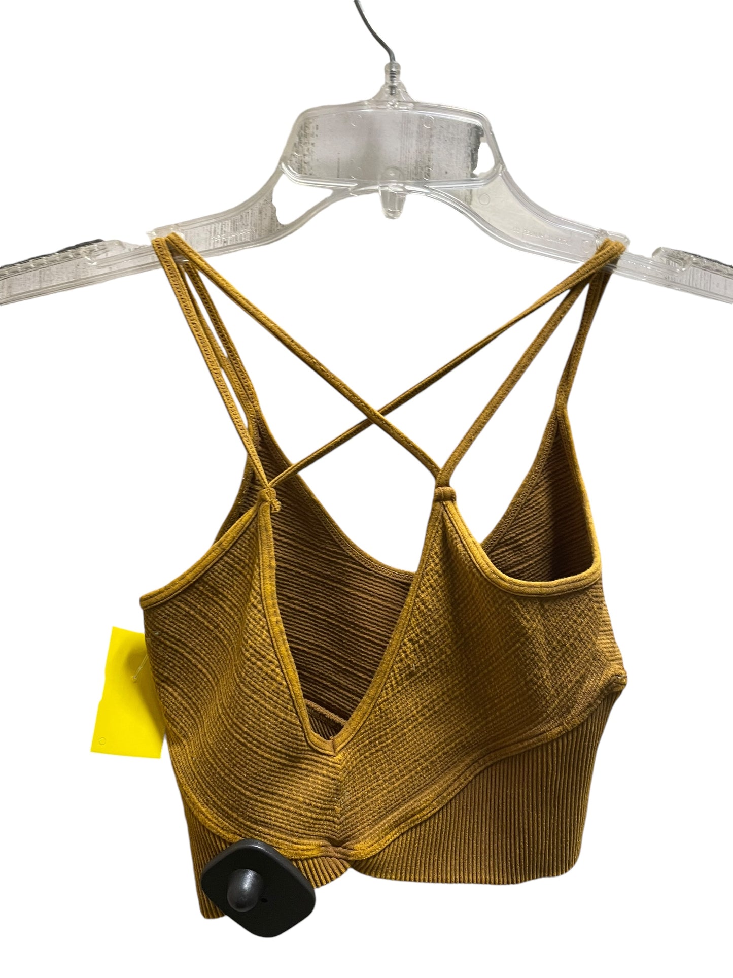 Athletic Bra By Free People In Yellow, Size: Xs