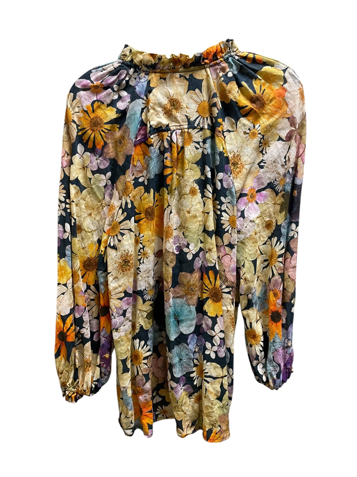 Top Long Sleeve By Maeve In Floral Print, Size: L