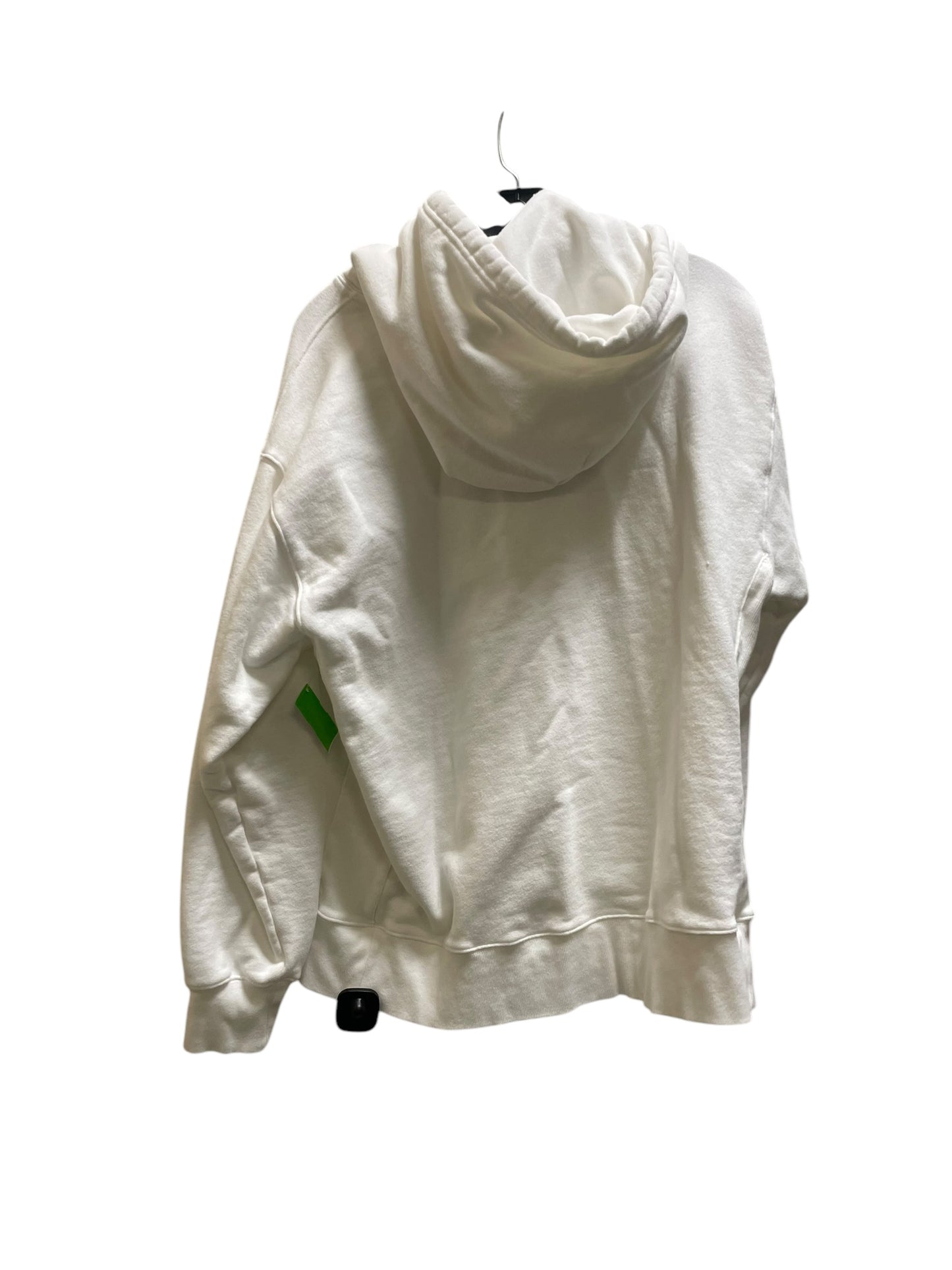 Sweatshirt Hoodie By Clothes Mentor In White, Size: M