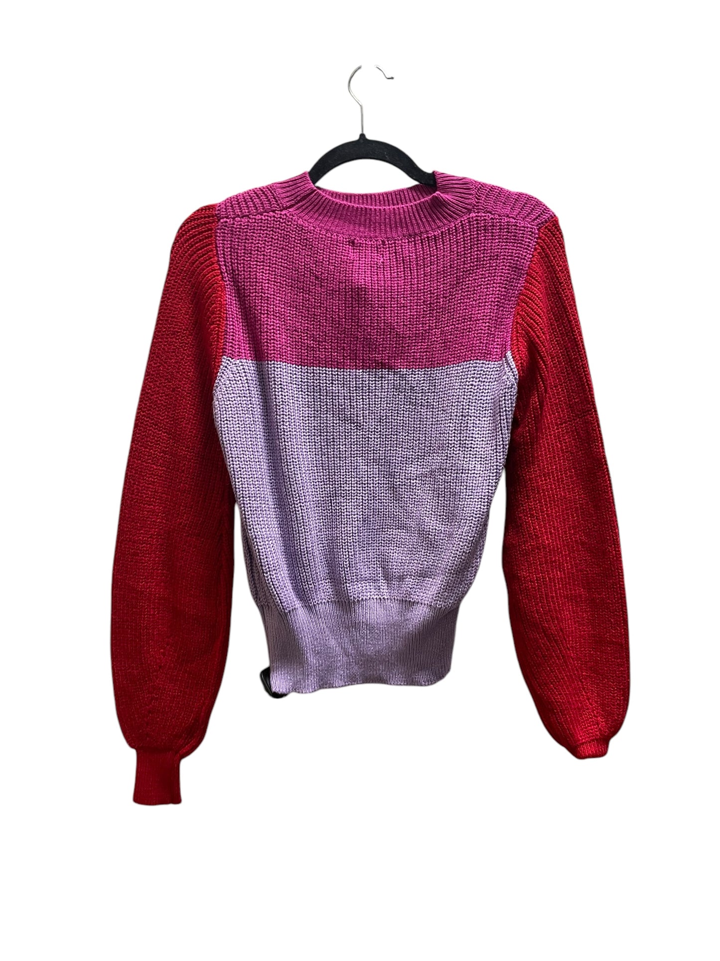 Sweater By Clothes Mentor In Purple & Red, Size: S