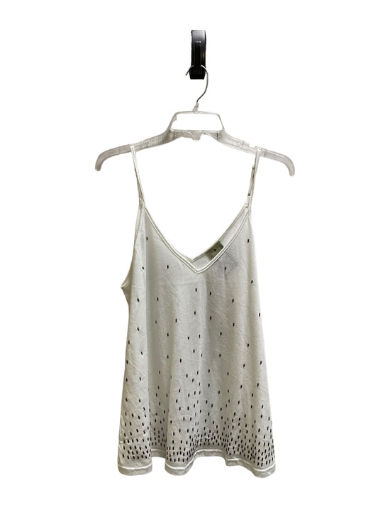 Top Sleeveless By Vocal In White, Size: Xl