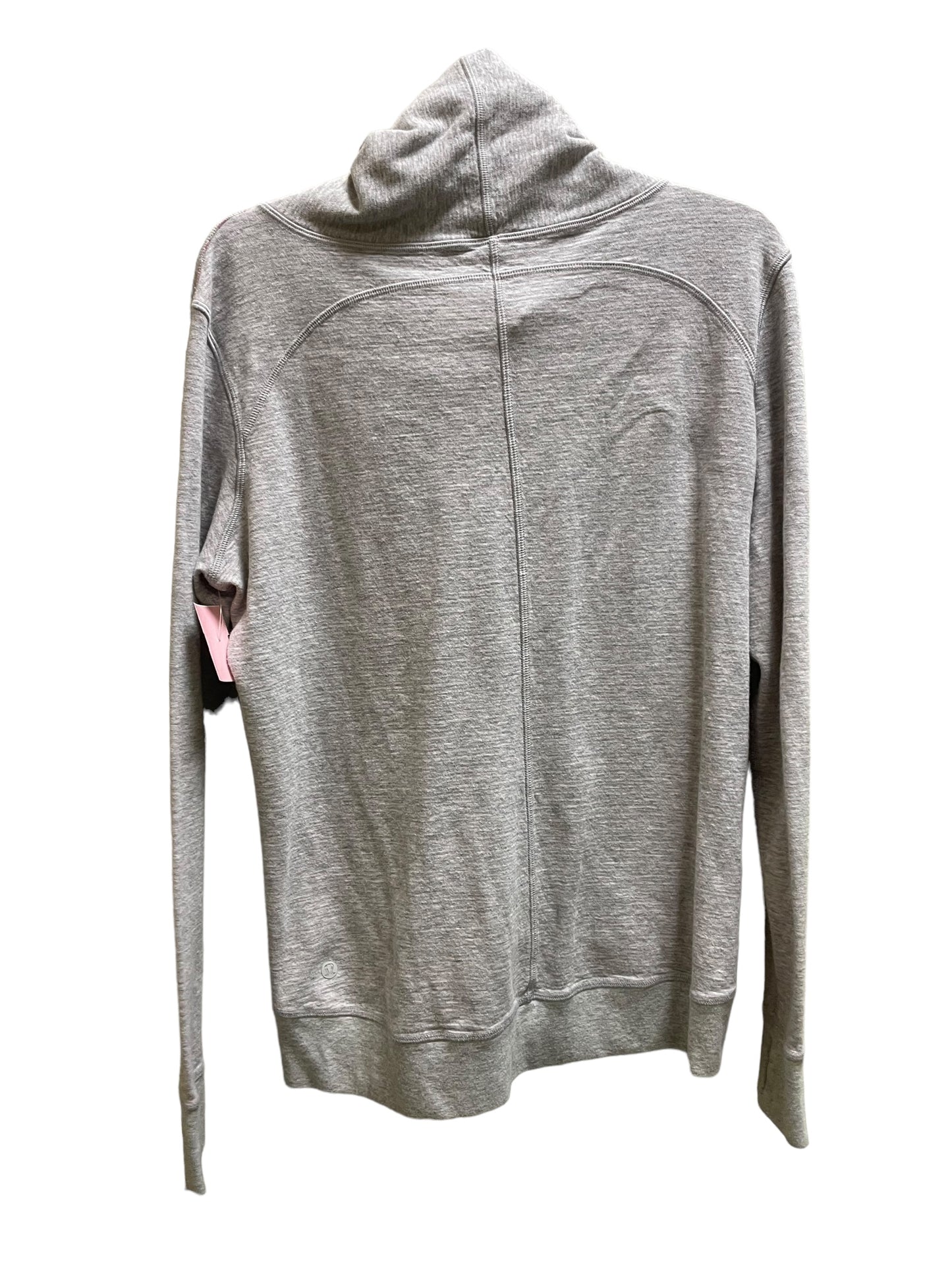 Athletic Jacket By Lululemon In Grey, Size: 12