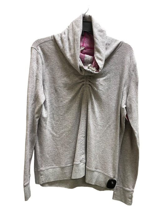 Athletic Jacket By Lululemon In Grey, Size: 12