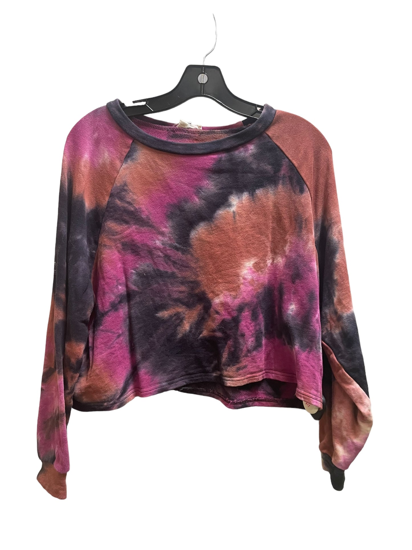 Top Long Sleeve By Entro In Tie Dye Print, Size: S