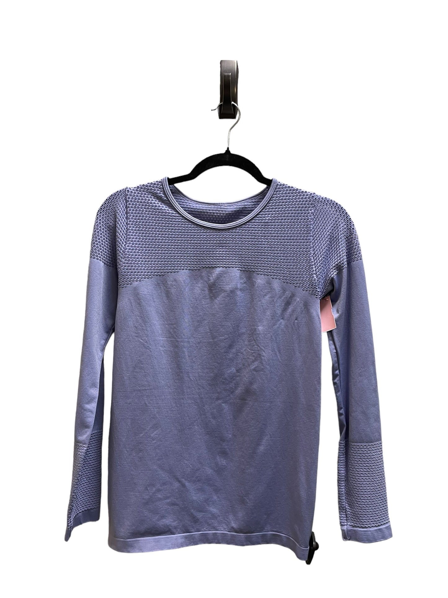 Athletic Top Long Sleeve Crewneck By Fabletics In Purple, Size: S