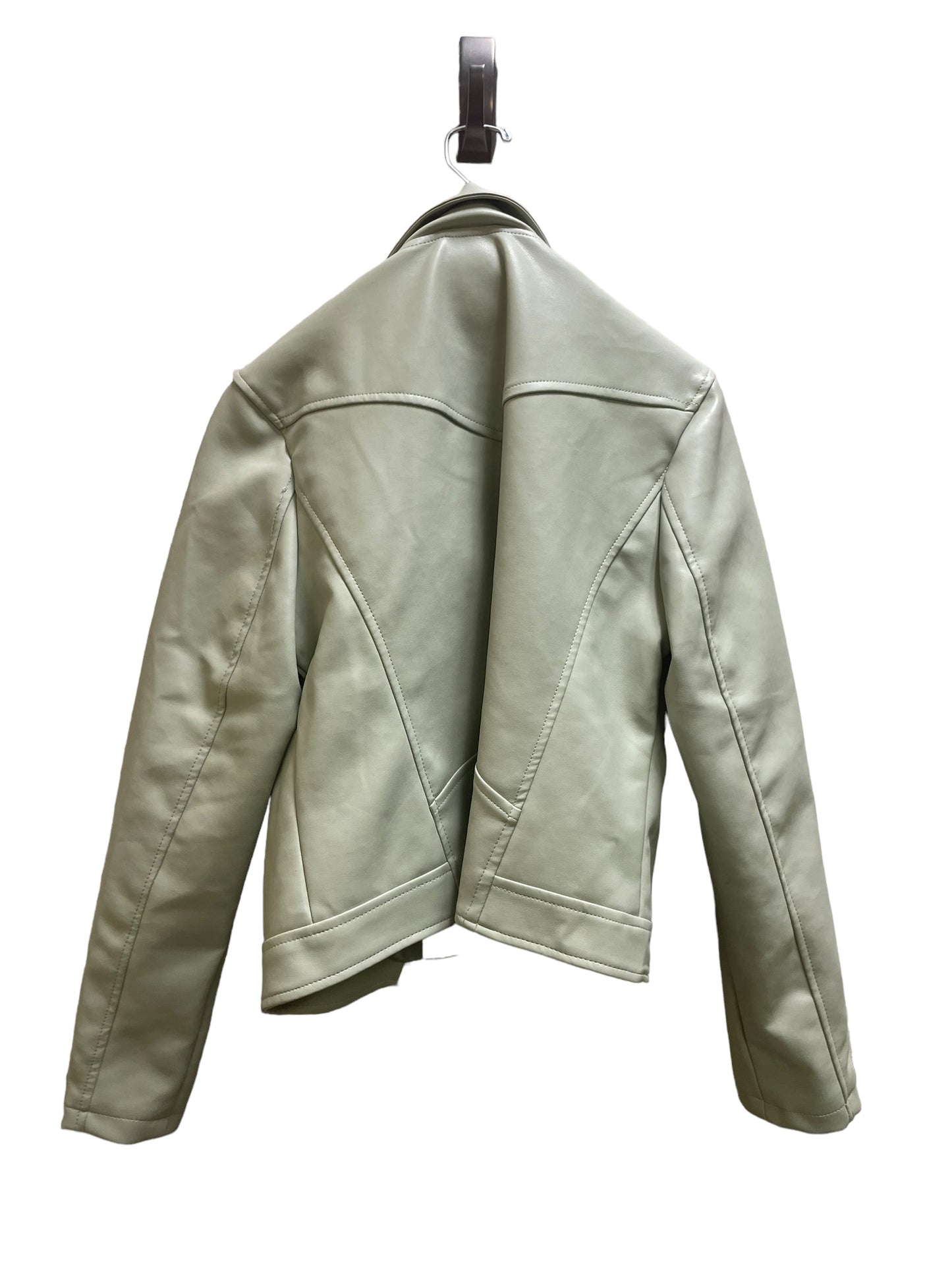 Jacket Moto Leather By Blanknyc In Green, Size: L