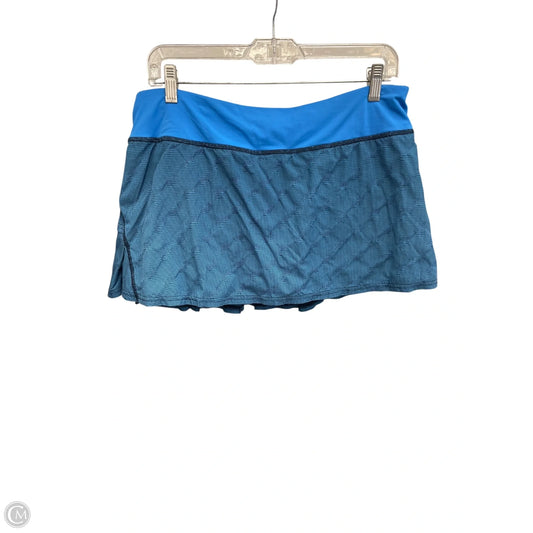 Athletic Skirt By Lululemon In Blue, Size: 8