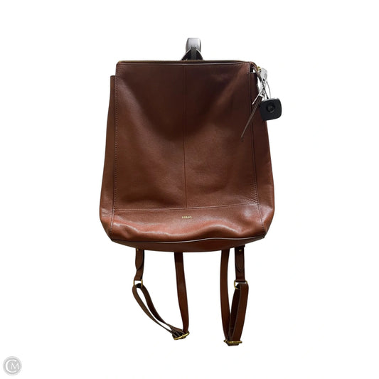 Backpack By Fossil, Size: Large