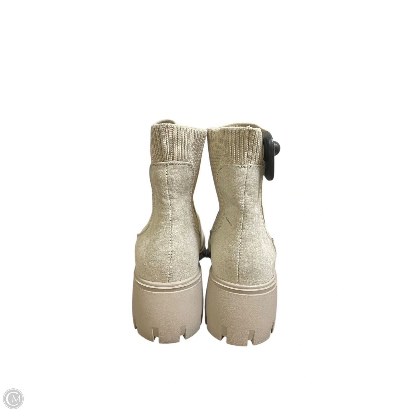 Boots Ankle Heels By Clothes Mentor In Tan, Size: 10