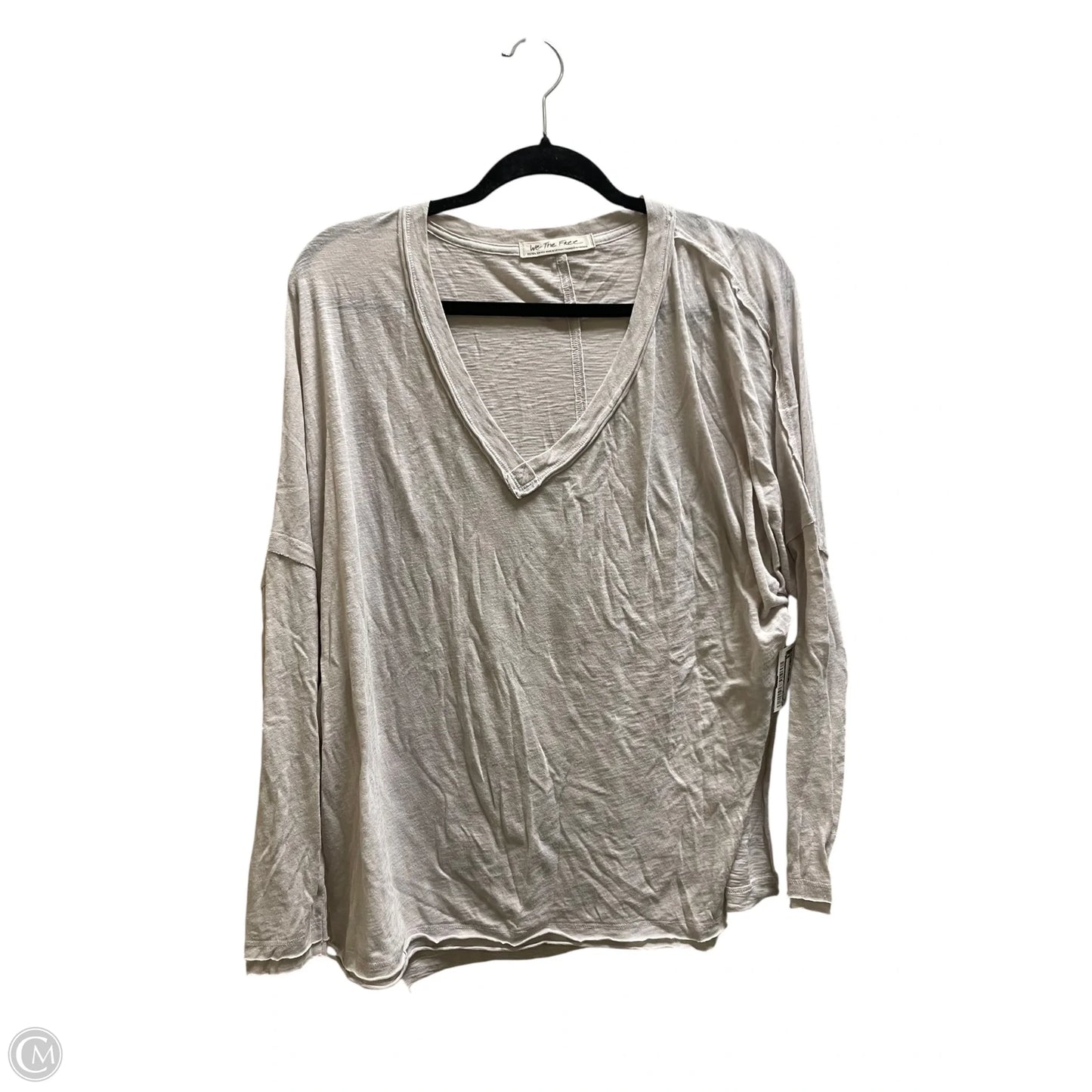 Top Long Sleeve By We The Free In Grey, Size: Xs