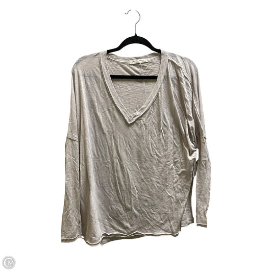 Top Long Sleeve By We The Free In Grey, Size: Xs