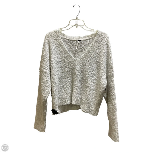 Sweater By Free People In White, Size: S